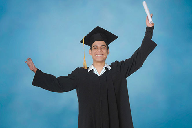 Juan Diego graduation photo